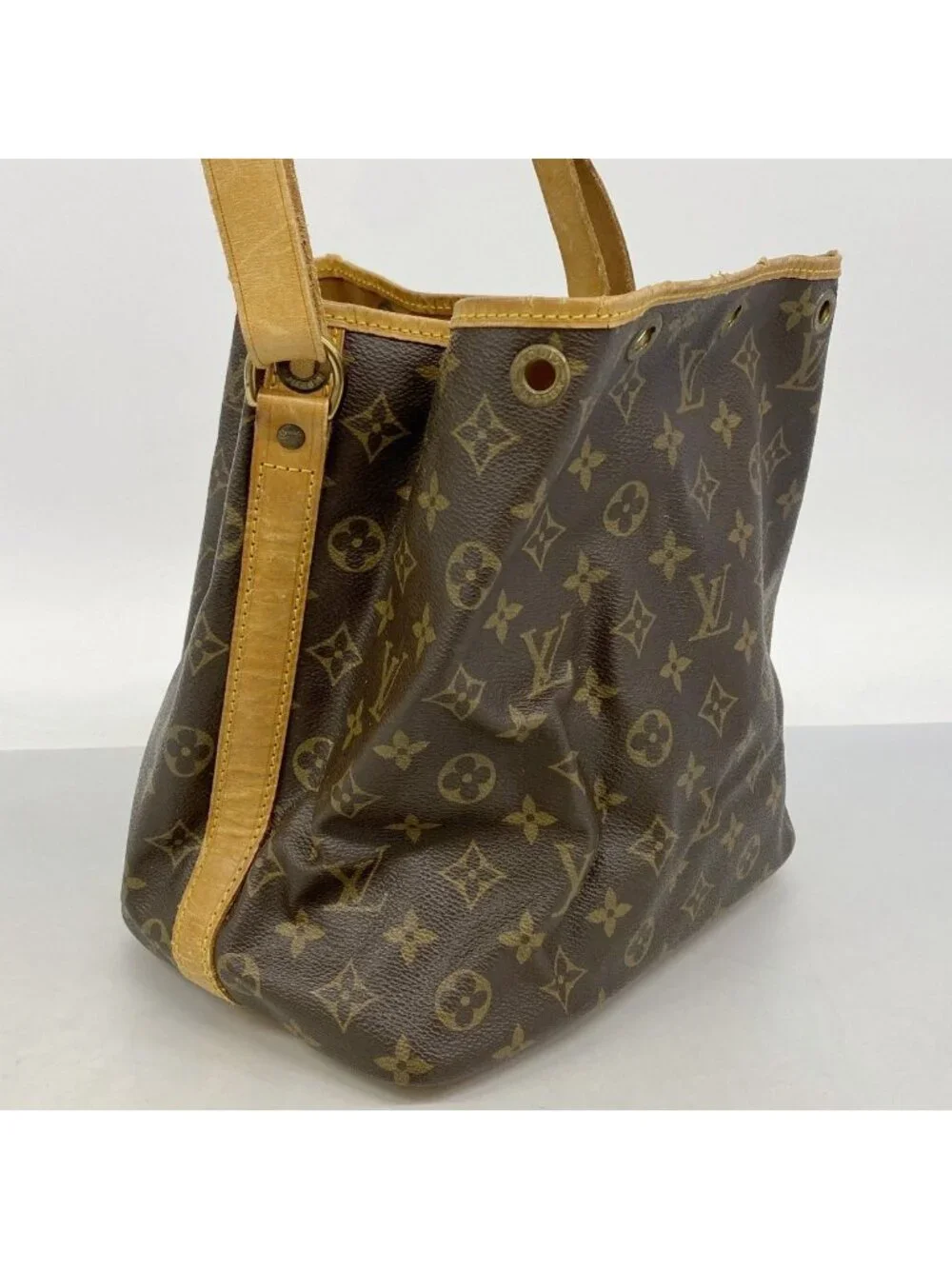 Louis Vuitton Shoulder Bag Monogram Petit Noe Brown